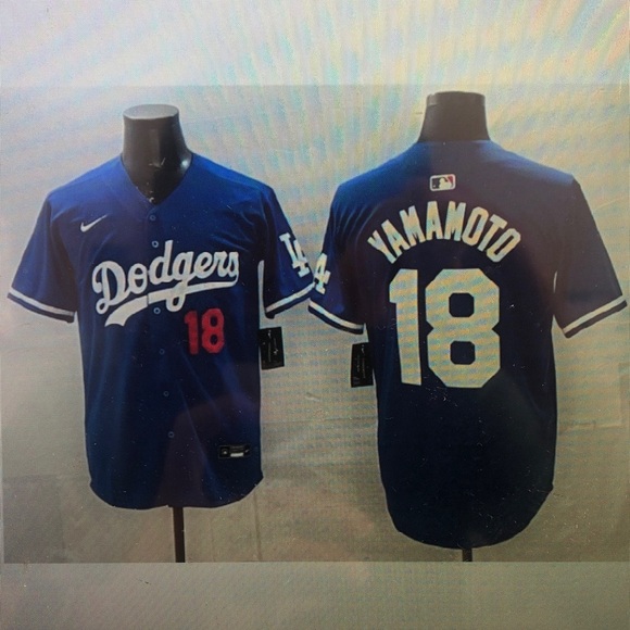 😜Yoshinobu Yamamoto Blue Stitched Jersey Royal😉
